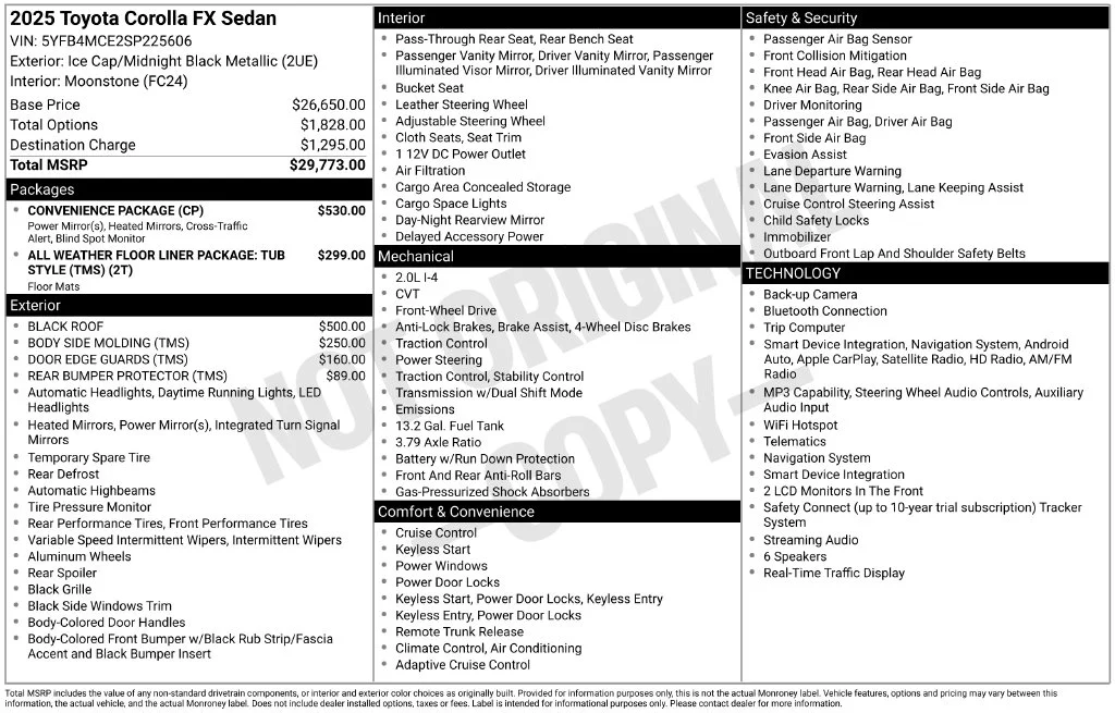 Used 2025 White Toyota FX image 2