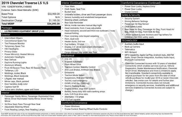 Used 2019 SATIN STEEL METALLIC Chevrolet LS image 31