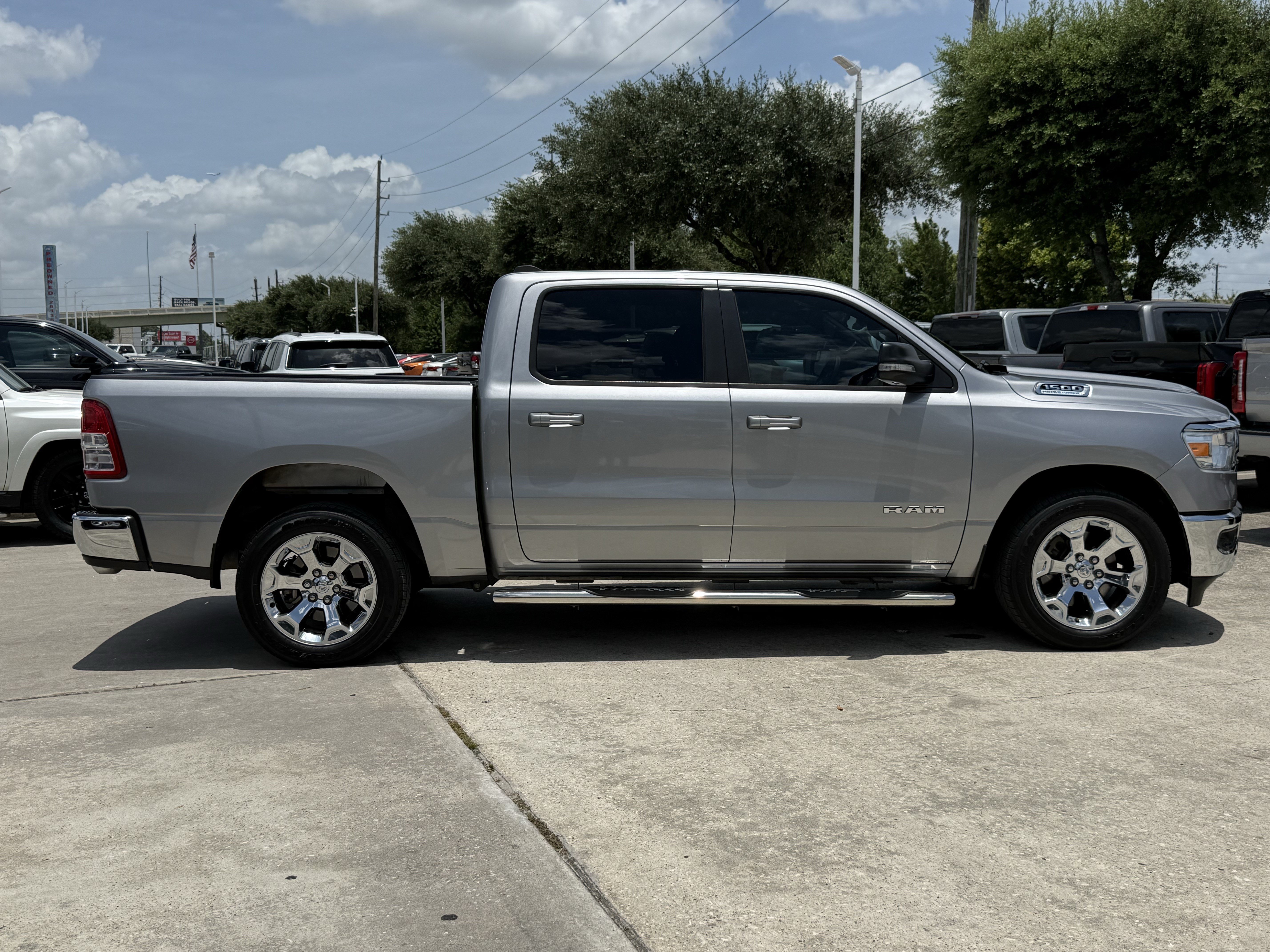 Used 2021 Billet Silver Metallic Clearcoat Ram Lone Star image 3