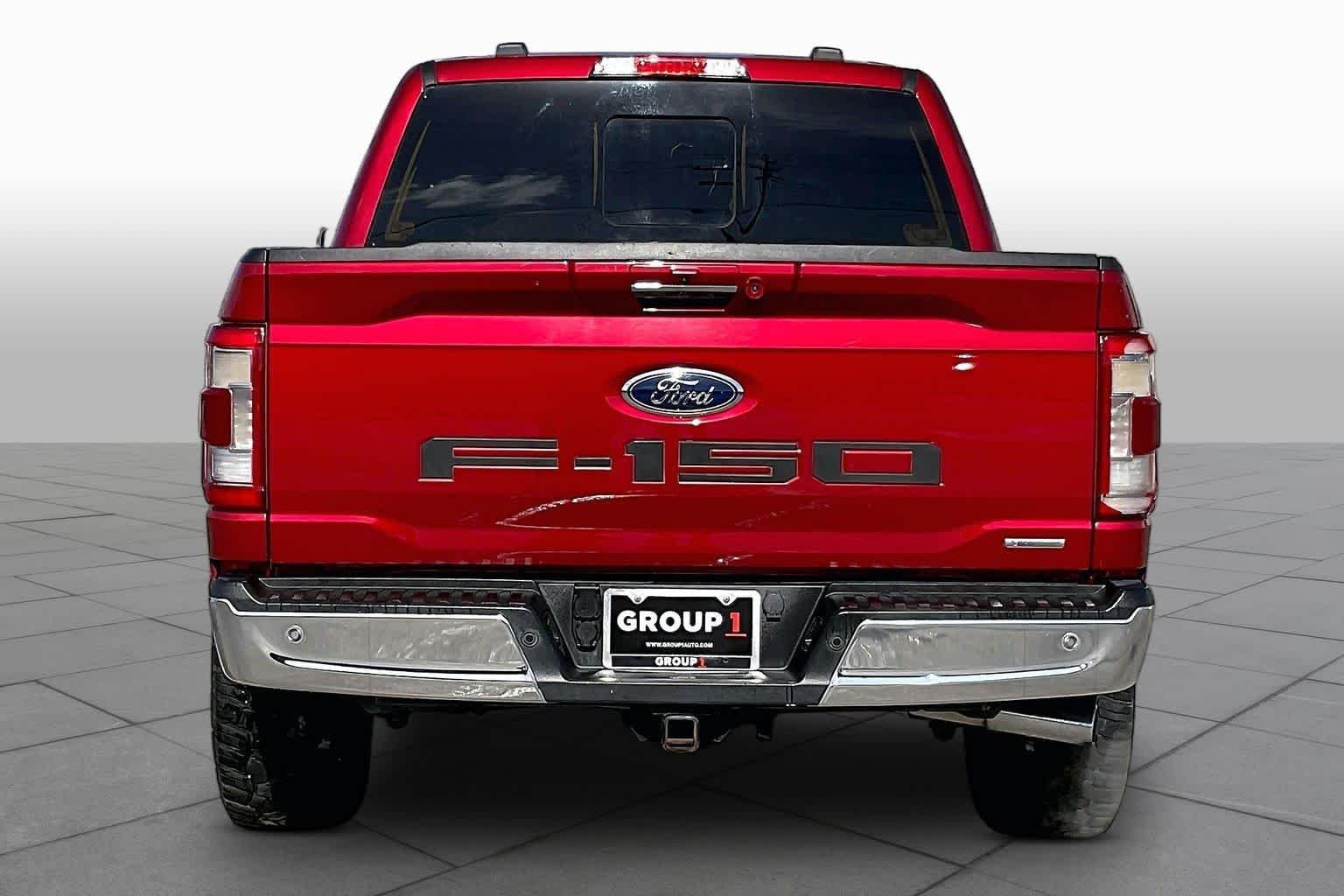 Used 2021 Rapid Red Metallic Tinted Clearcoat Ford LARIAT image 4