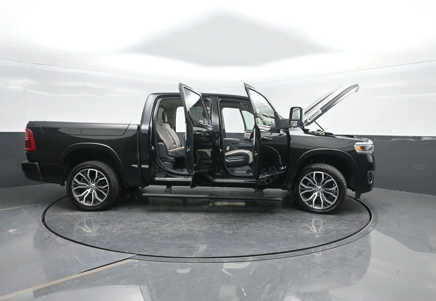 Used 2025 Diamond Black Crystal Pearlcoat Ram Tungsten image 50