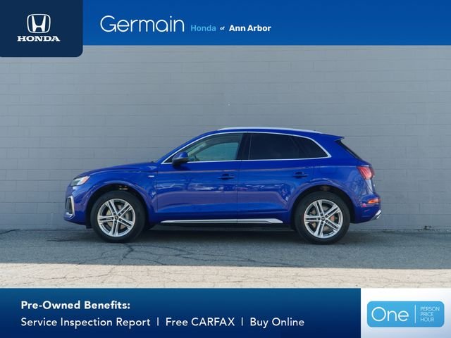 Used 2023 Blue Metallic Audi 55 Prestige image 2