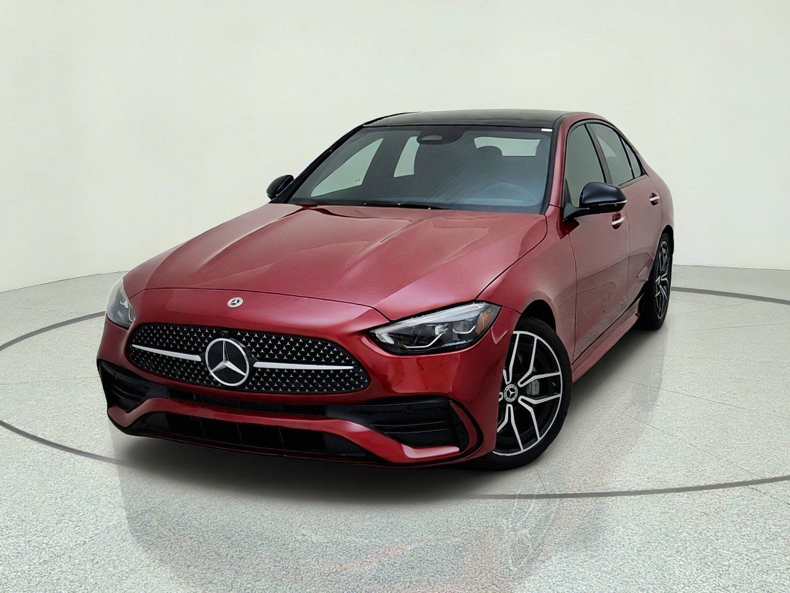 New 2026 MANUFAKTUR Patagonia Red Metallic Mercedes-Benz C 300 Sedan image 2