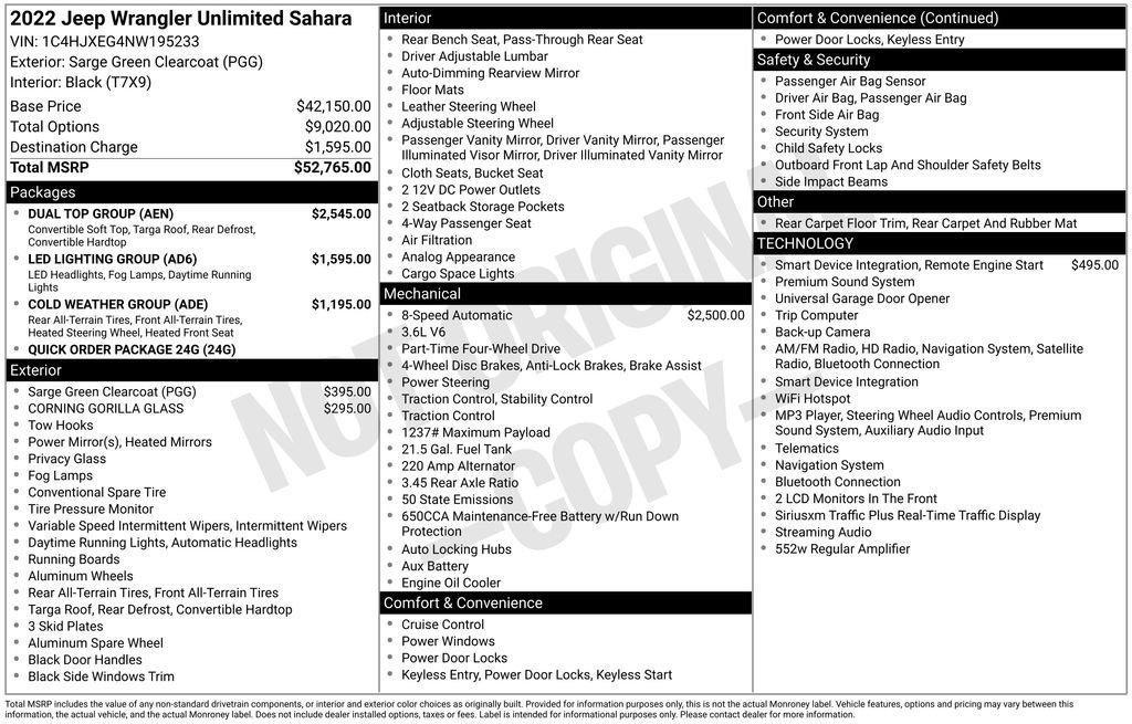 Used 2022 Green Jeep Unlimited Sahara image 26