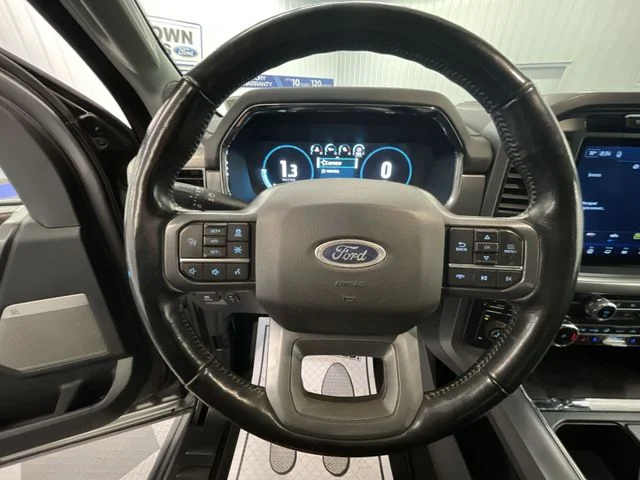 Used 2022 Carbonized Gray Metallic Ford Lariat Hybrid image 14