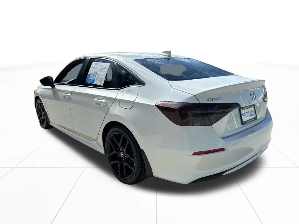 Certified Used 2025 Platinum White Pearl Honda 4D SPORT image 6
