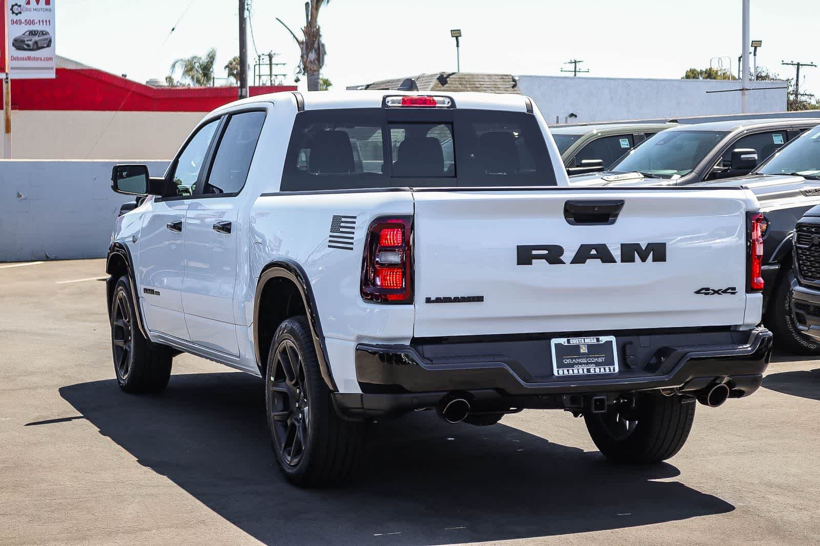 New 2026 Bright White Clear-Coat Exterior Paint RAM Laramie image 6