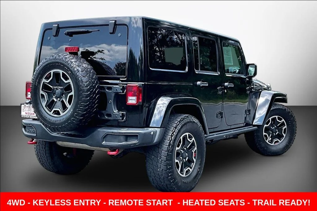 Used 2017 Black Jeep Unlimited Rubicon image 6