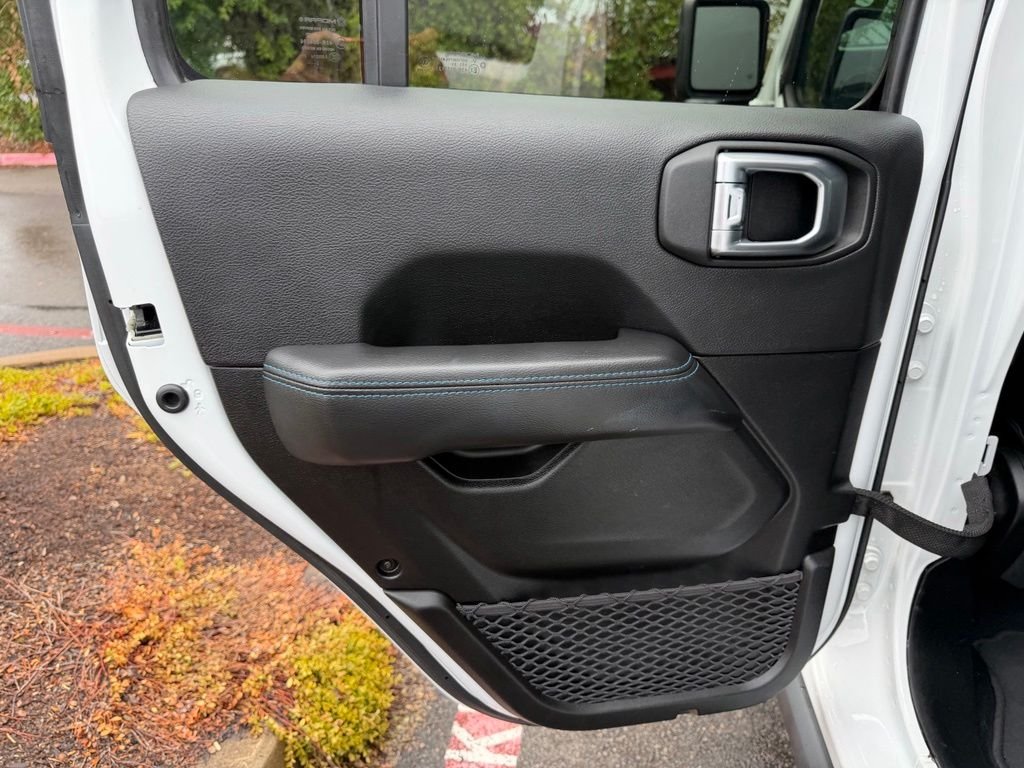 Used 2023 Bright White Clearcoat Jeep Rubicon 4xe image 28