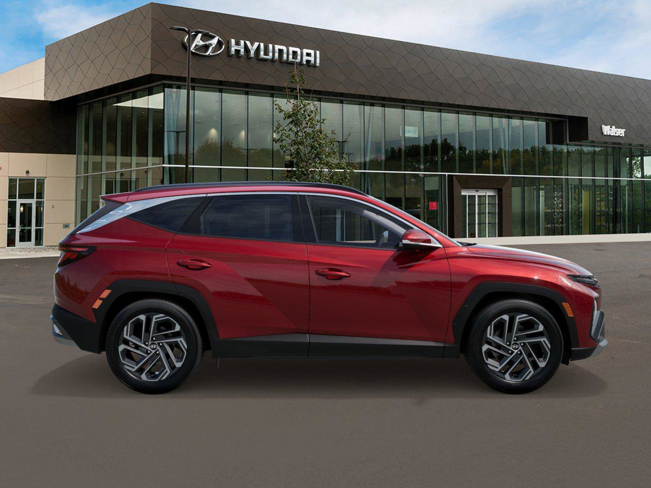 New 2026 Ultimate Red Hyundai SEL Plus AWD image 8