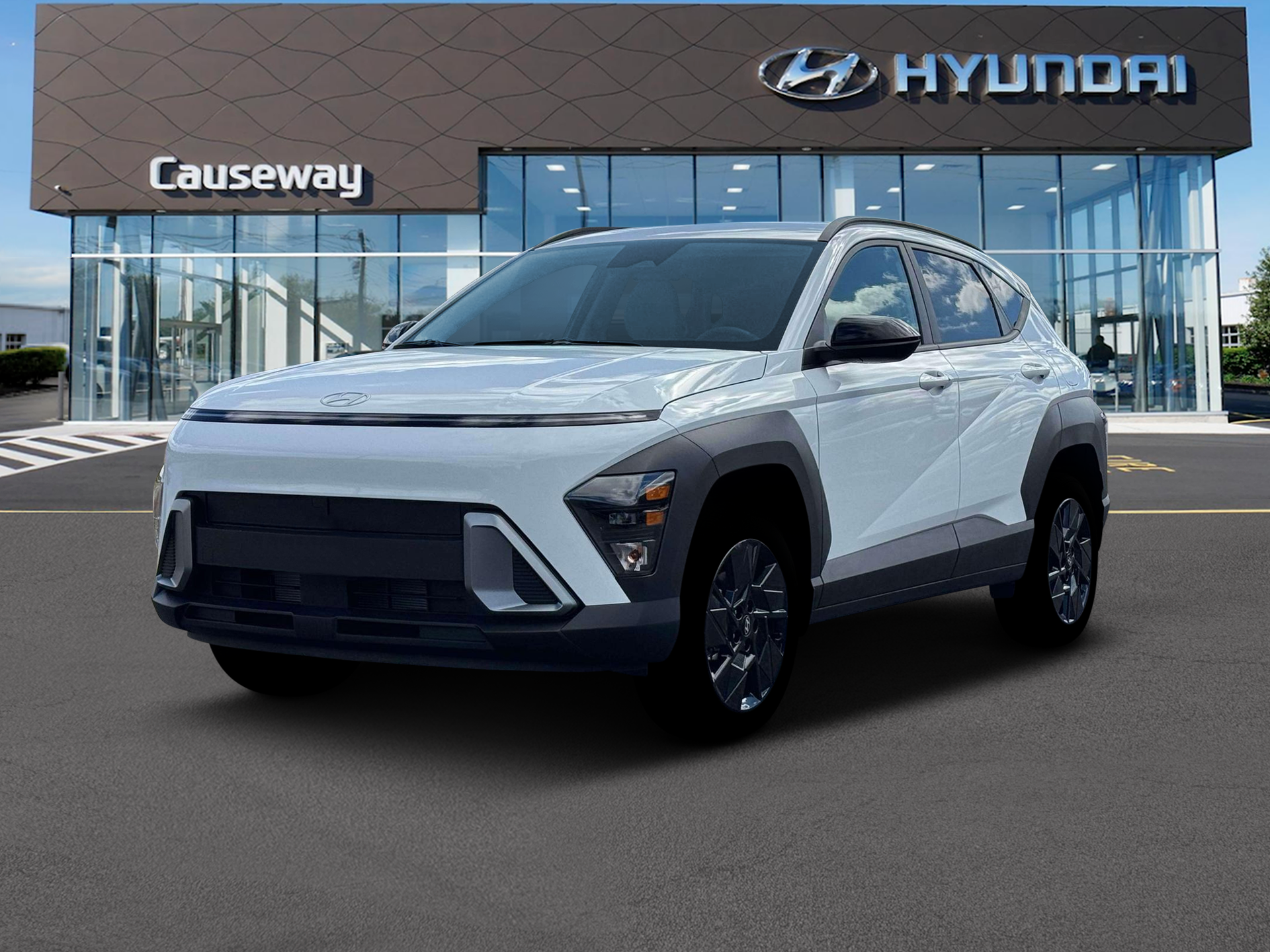 New 2026 White Hyundai SEL Sport AWD image 1