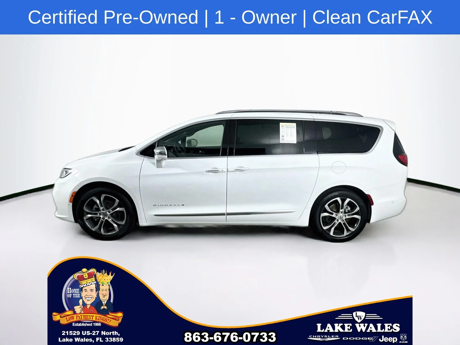 Certified Used 2024 White Chrysler Pinnacle image 4