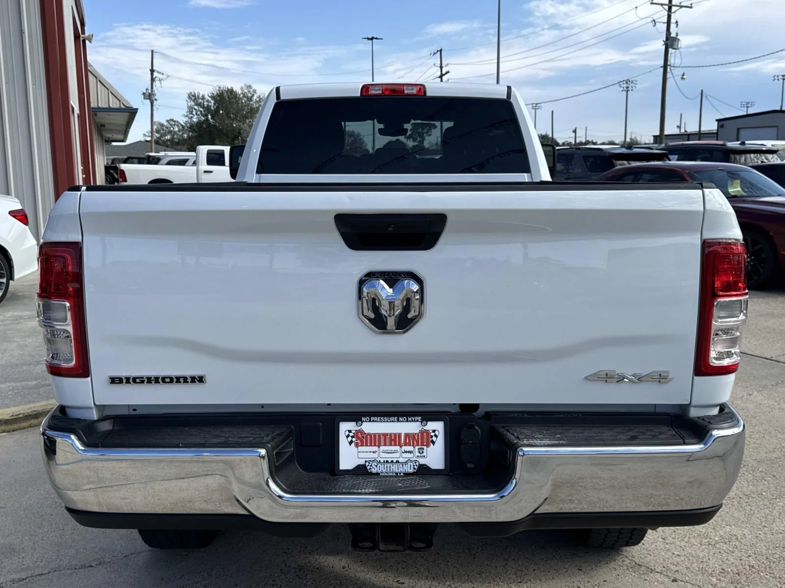Used 2024 Bright White Clearcoat Ram Big Horn image 6