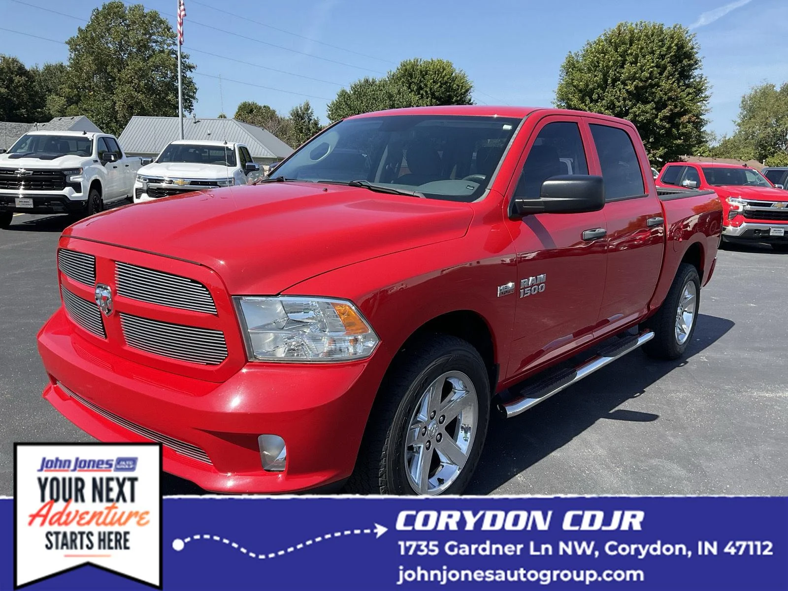 Used 2014 Flame Red Clearcoat Ram Express image 1