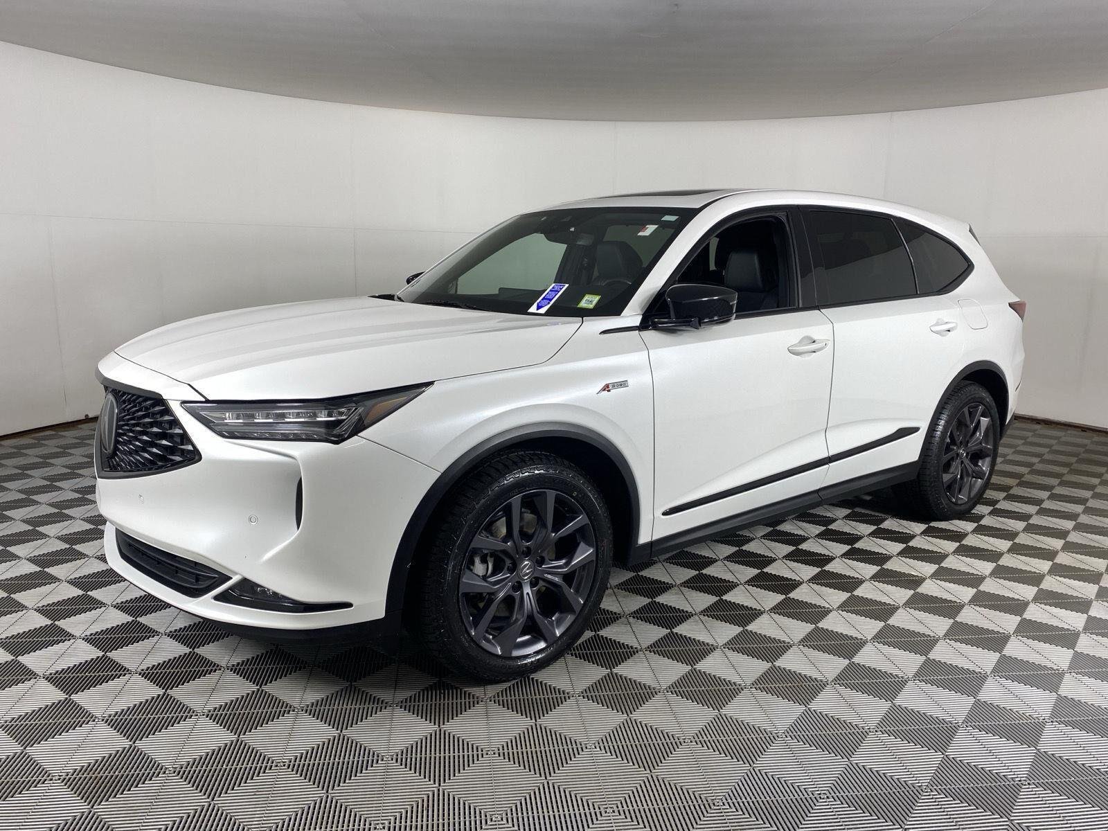 Used 2023 Platinum White Pearl Acura SH-AWD w/A-SPEC image 4