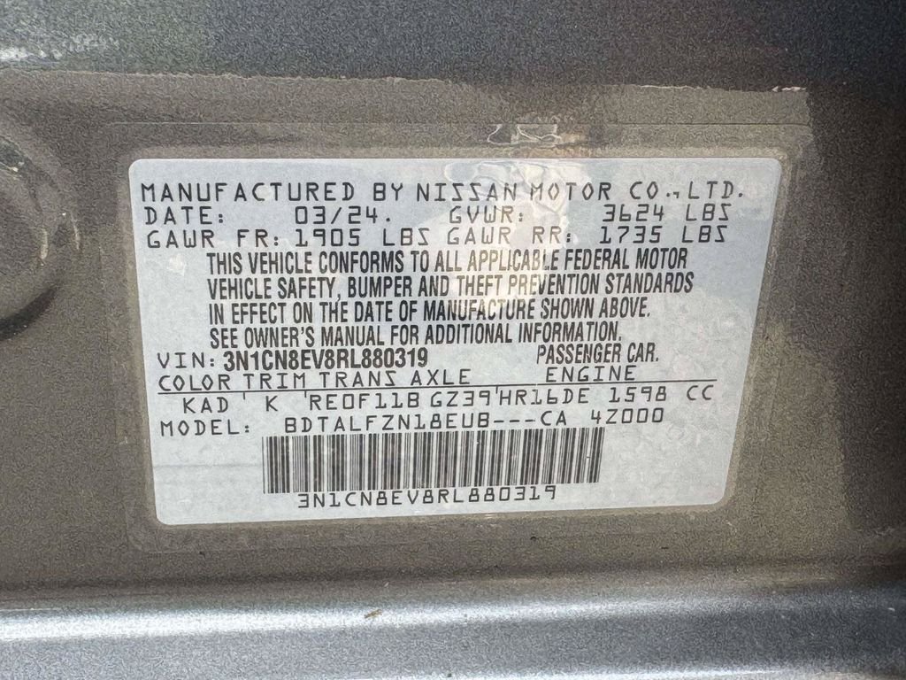 Used 2024 Gray Nissan 1.6 SV image 28