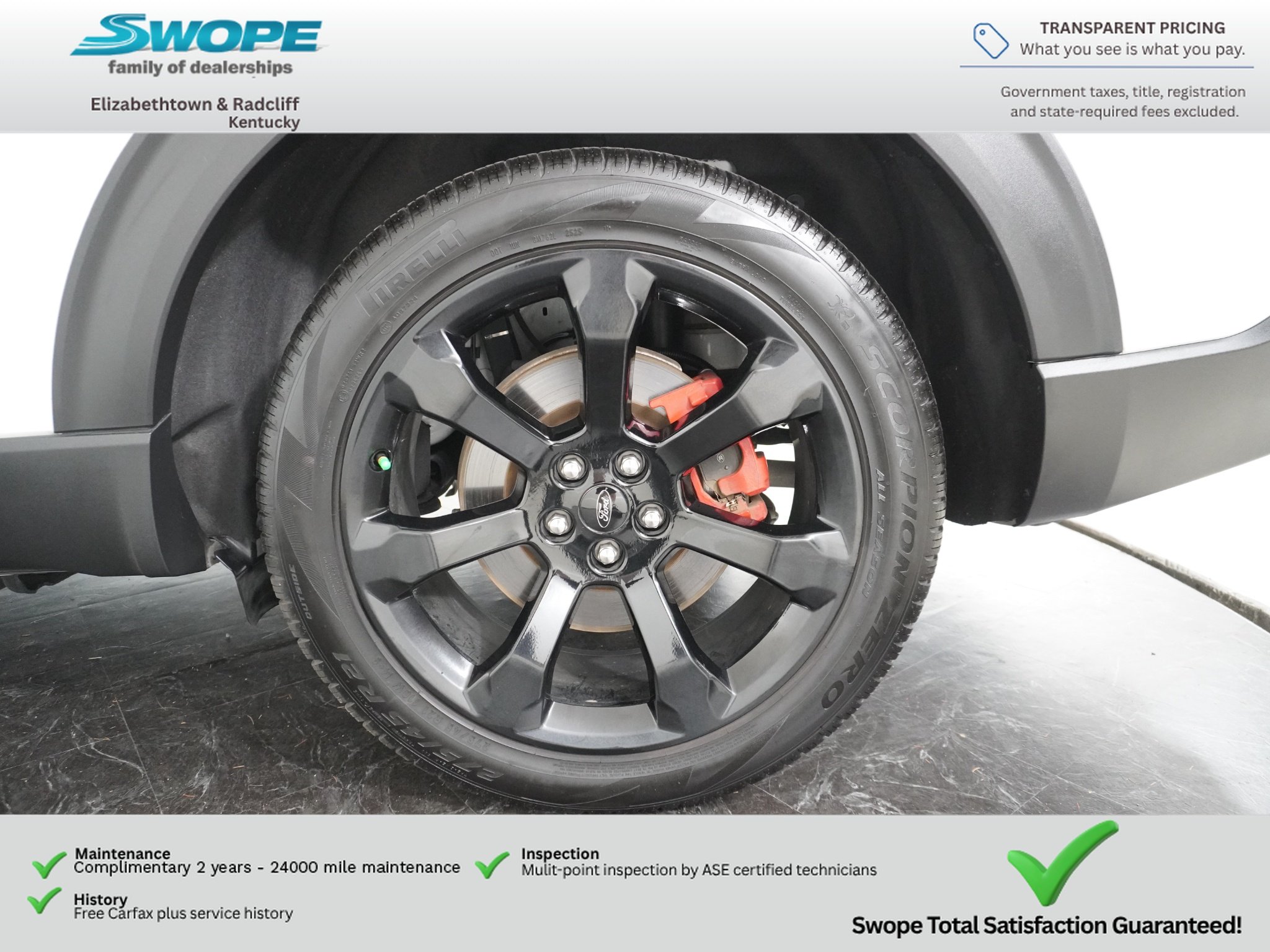 Used 2023 Star White Metallic Tri-Coat Ford ST image 29