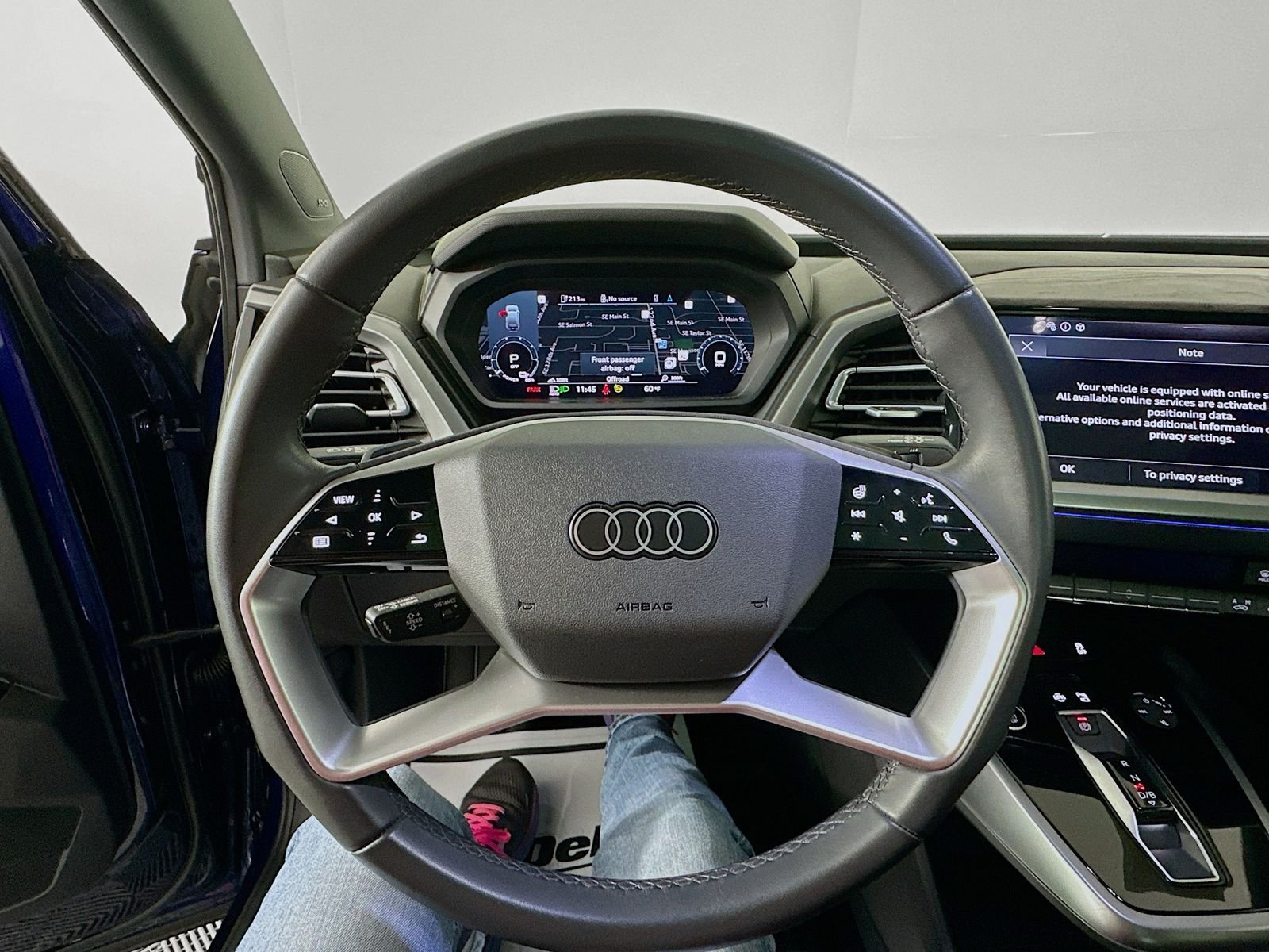 Used 2023 Blue Metallic Audi Premium Plus Black Optic Pano Roof image 11