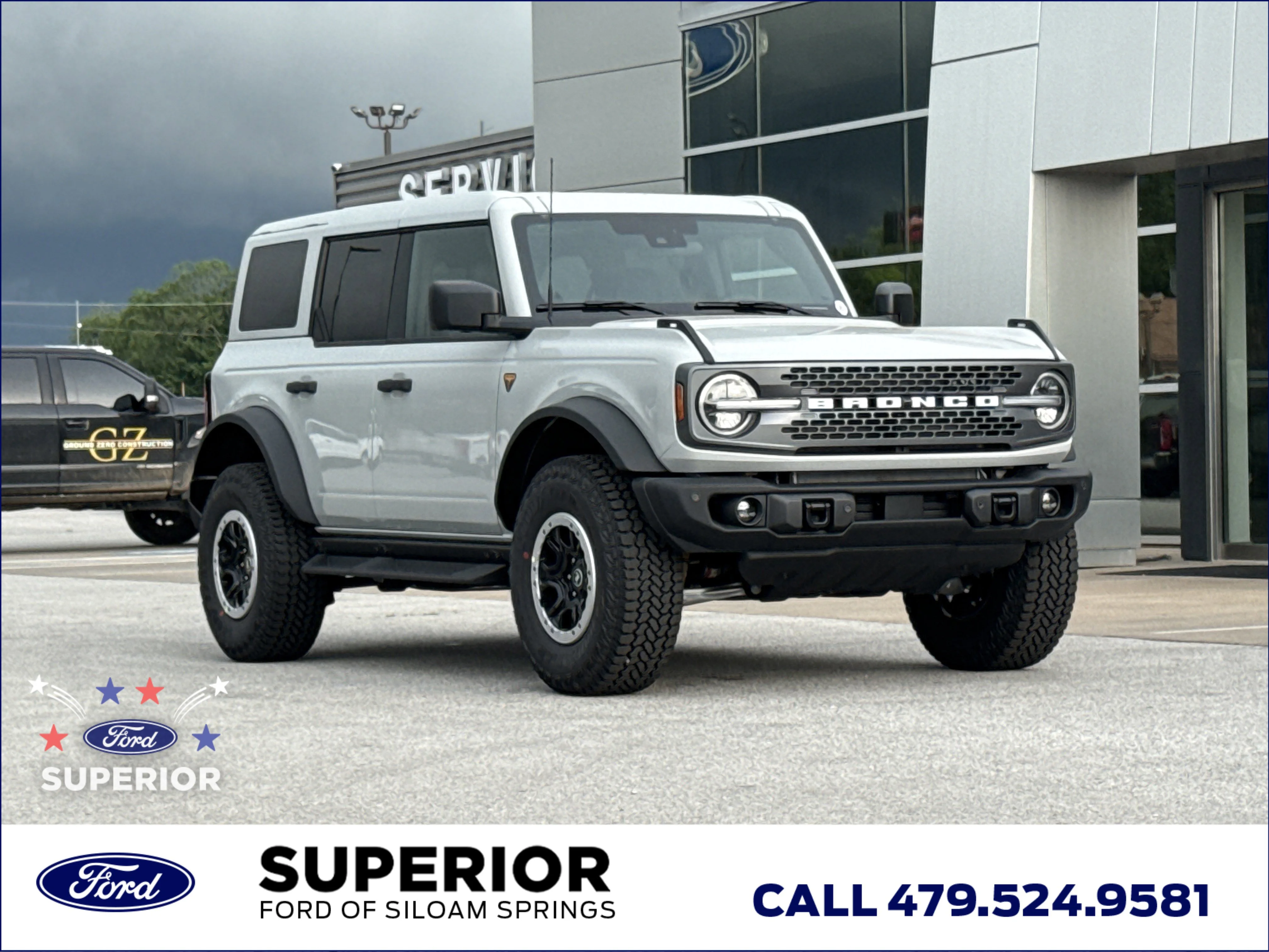 New 2026 Avalanche Gray Ford Badlands 4WD image 1