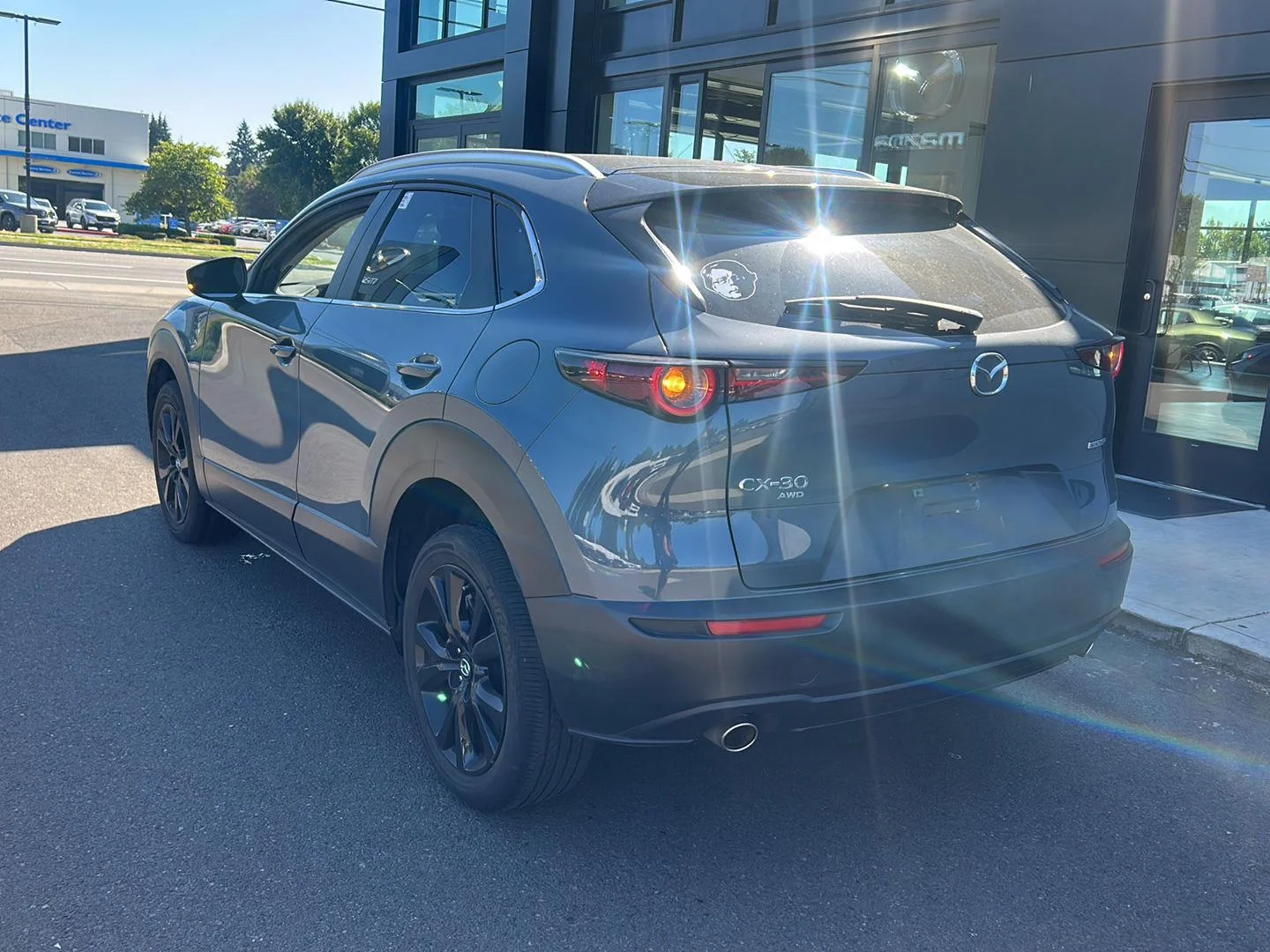 Used 2023 Polymetal Gray Metallic Mazda 2.5 S Carbon Edition image 3