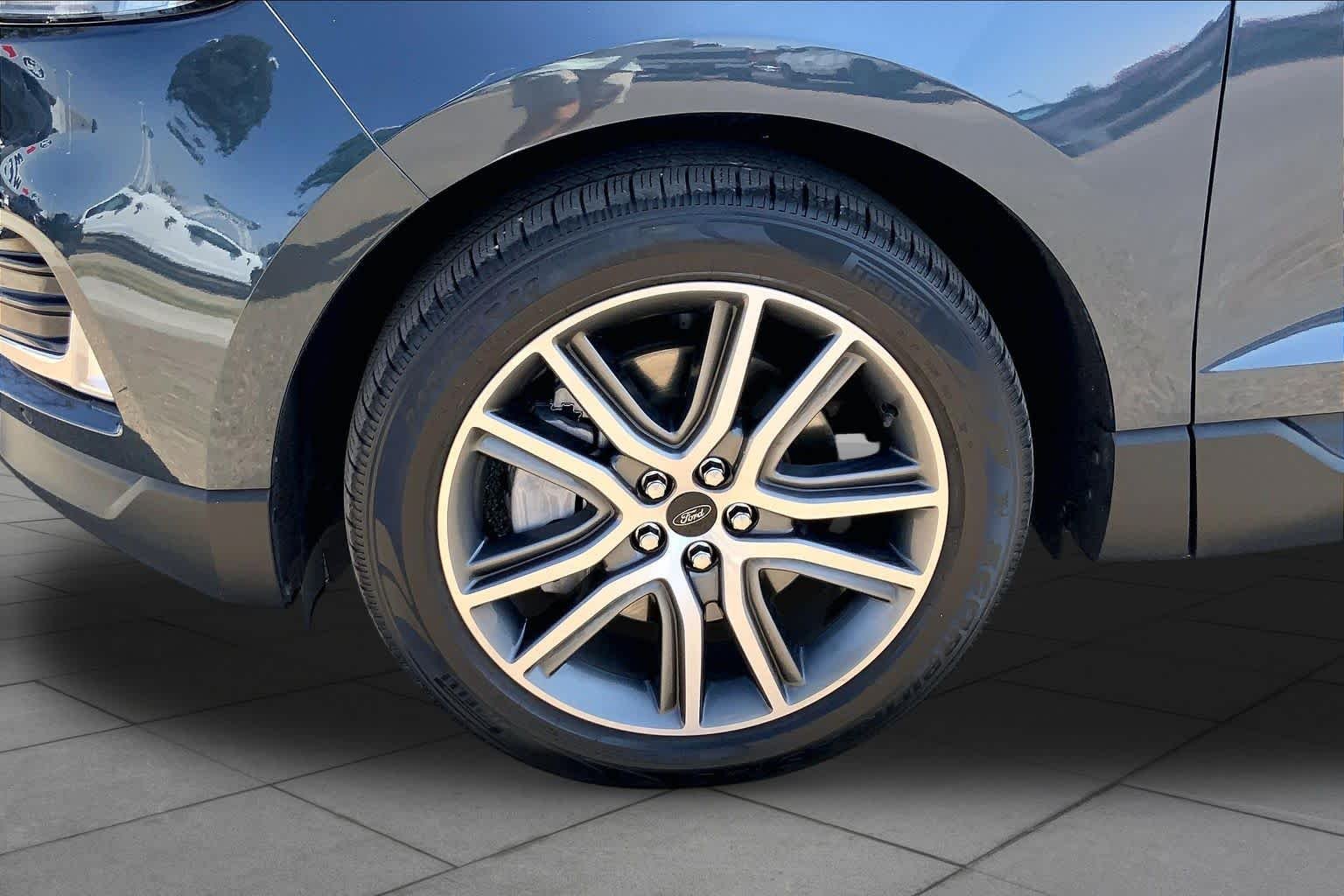 Certified Used 2024 Stone Blue Metallic Ford Titanium image 11
