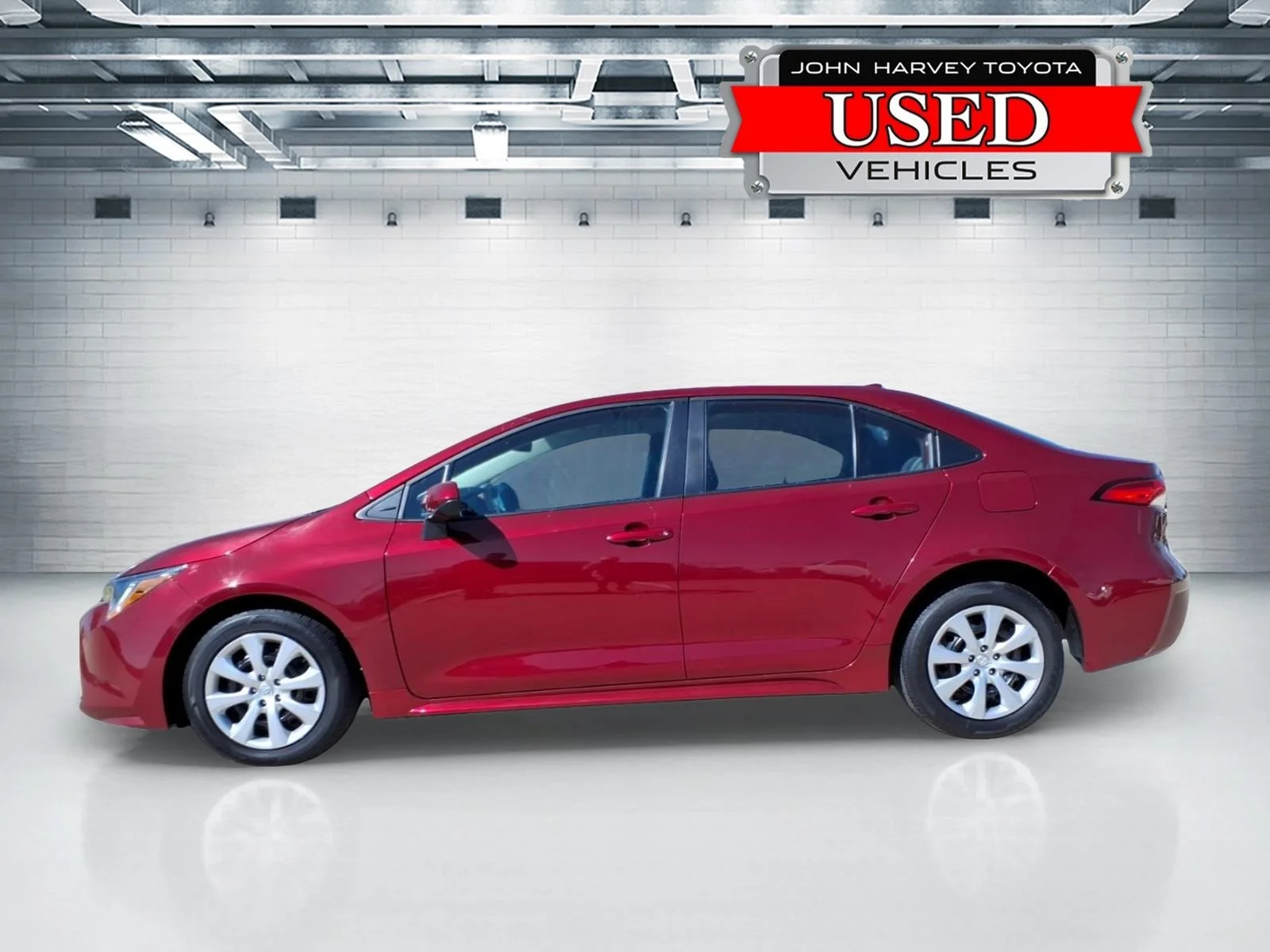 Used 2025 Ruby Flare Pearl Toyota LE image 2