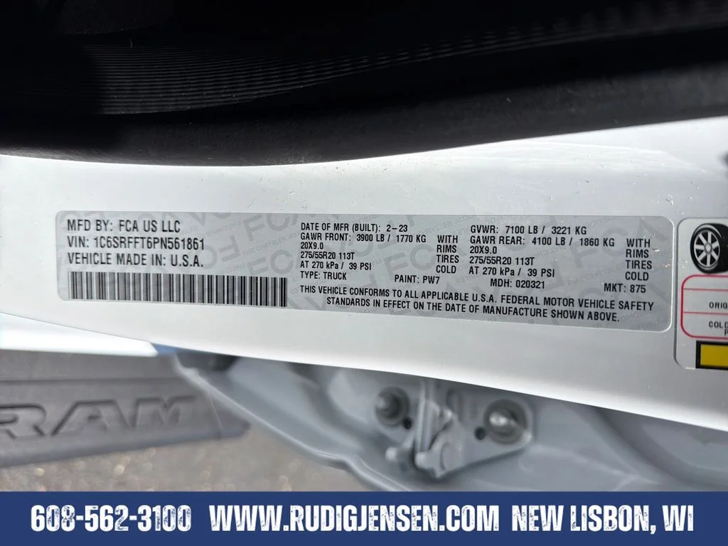 Used 2023 White Ram Big Horn/Lone Star image 31