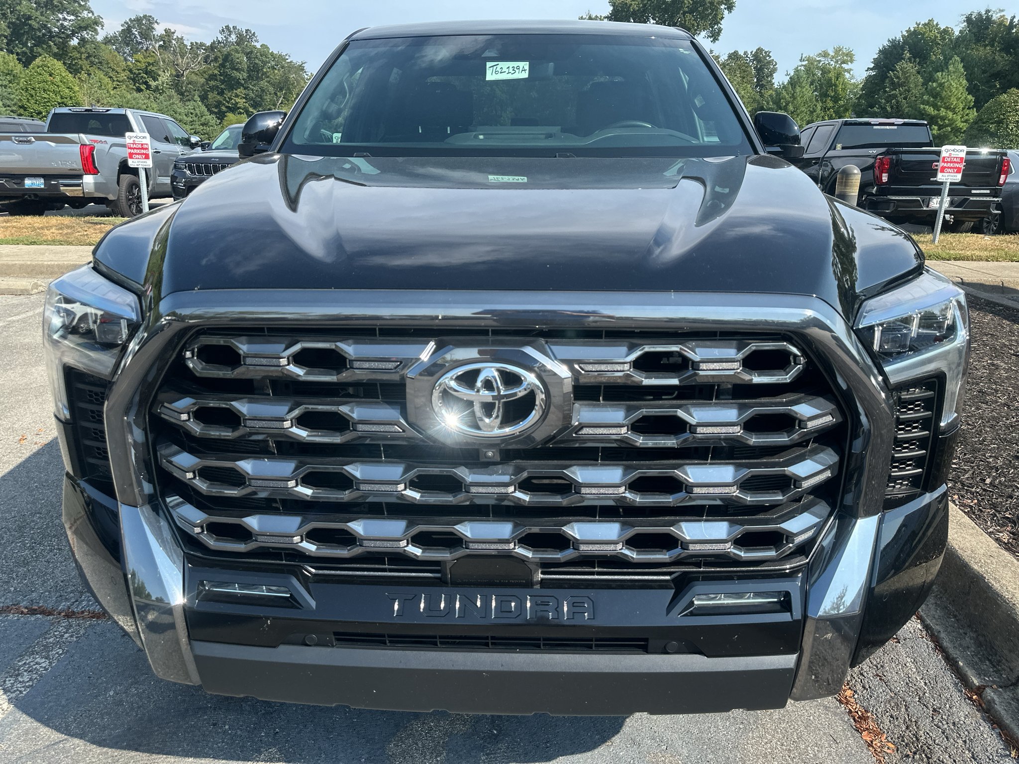 Used 2024 Midnight Black Metallic Toyota Platinum image 2