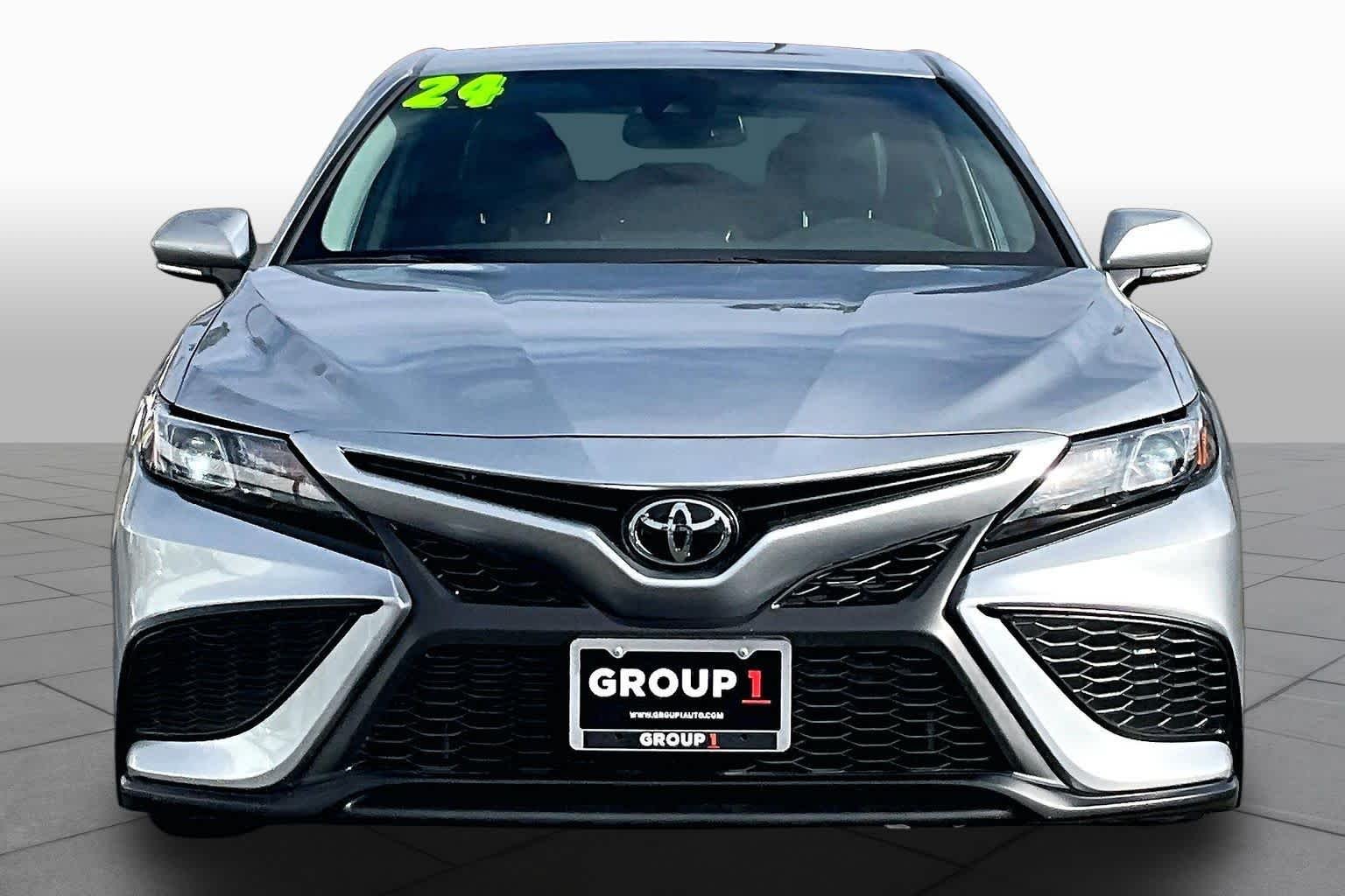 Used 2024 Celestial Silver Metallic Toyota SE image 3