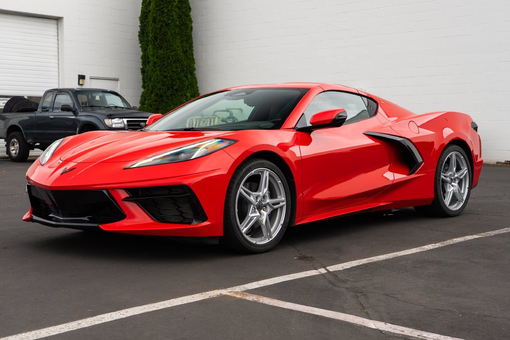 Used 2025 Torch Red Chevrolet Stingray image 3