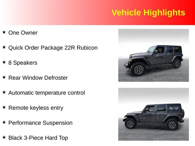Used 2025 Gray Jeep Rubicon image 3
