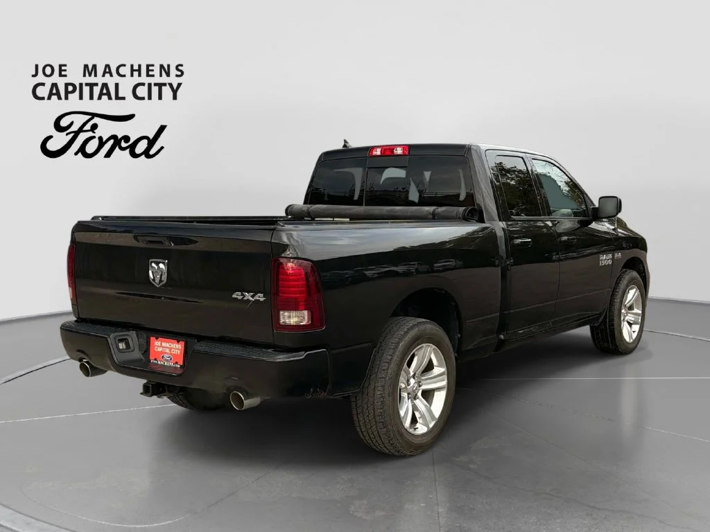 Used 2015 Brilliant Black Crystal Pearlcoat Ram Sport image 6