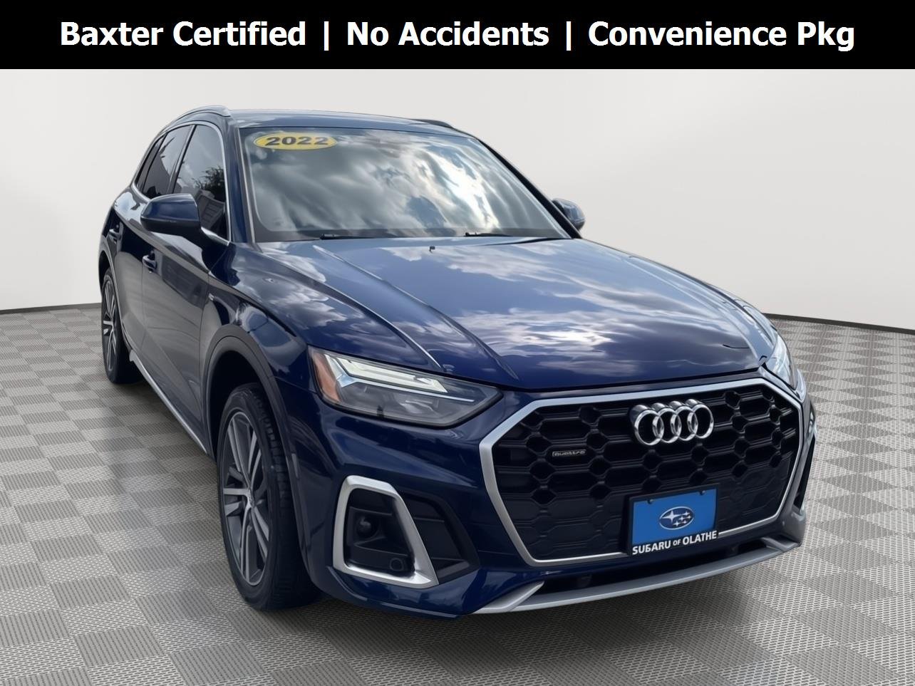 Used 2022 Navarra Blue Metallic Audi S line Premium image 1
