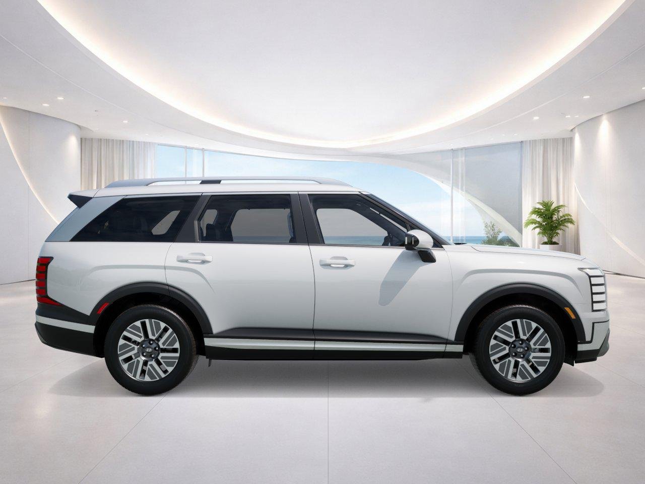 New 2027 Creamy White Pearl Hyundai SEL 7P image 7