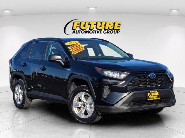 Used 2021 Black Toyota LE image 1