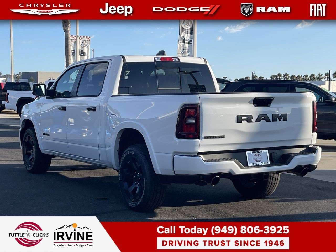 New 2026 Bright White Clearcoat RAM Big Horn image 4