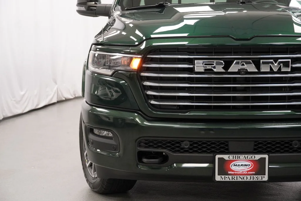 New 2027 Serrano-Green Metallic Exterior Paint RAM Laramie image 6
