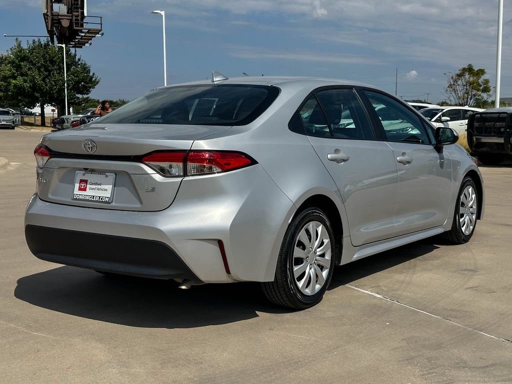 Certified Used 2025 Silver Toyota LE image 3