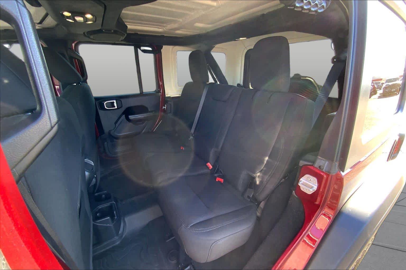 Used 2021 Snazzberry Pearlcoat Jeep Unlimited Willys Sport image 21