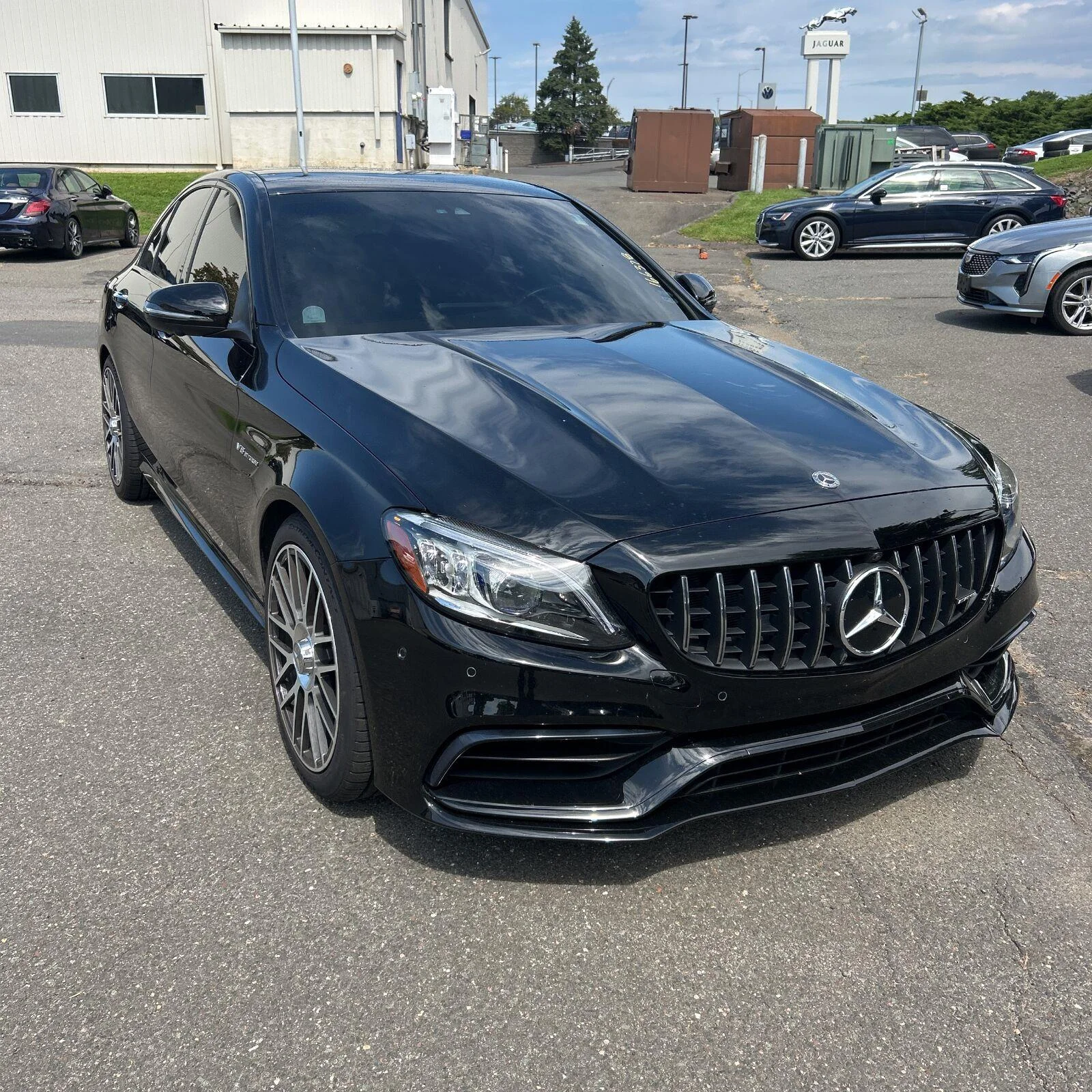 Certified Used 2021 Black Mercedes-Benz AMG® C 63 image 2