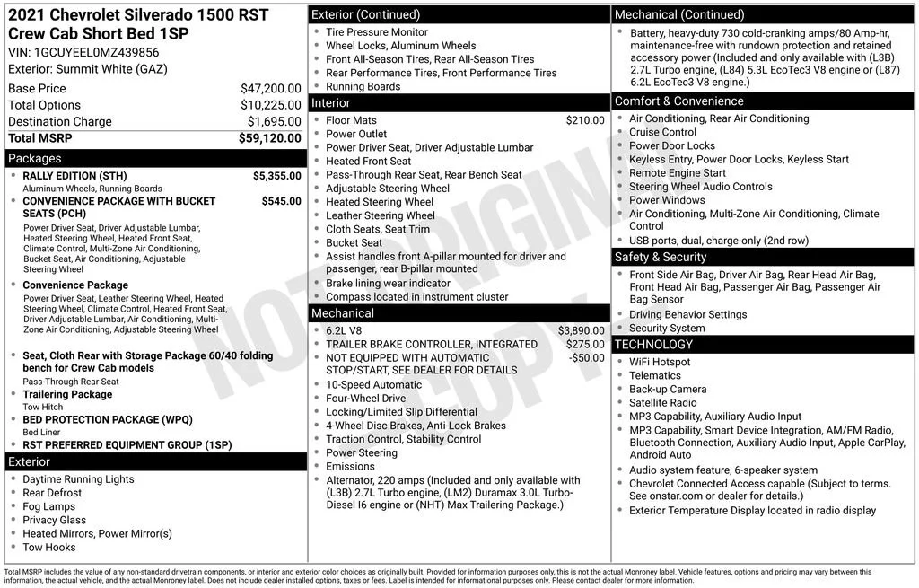 2021 Chevrolet Silverado 1500 RST - Photo 2