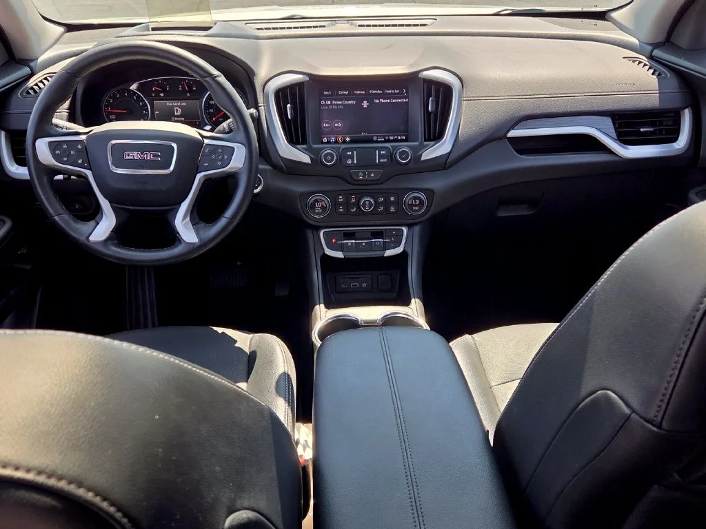 Used 2023 SUMMIT WHITE GMC SLT image 8