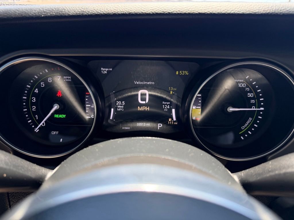 Used 2022 Gray Jeep Unlimited Rubicon 4xe image 15
