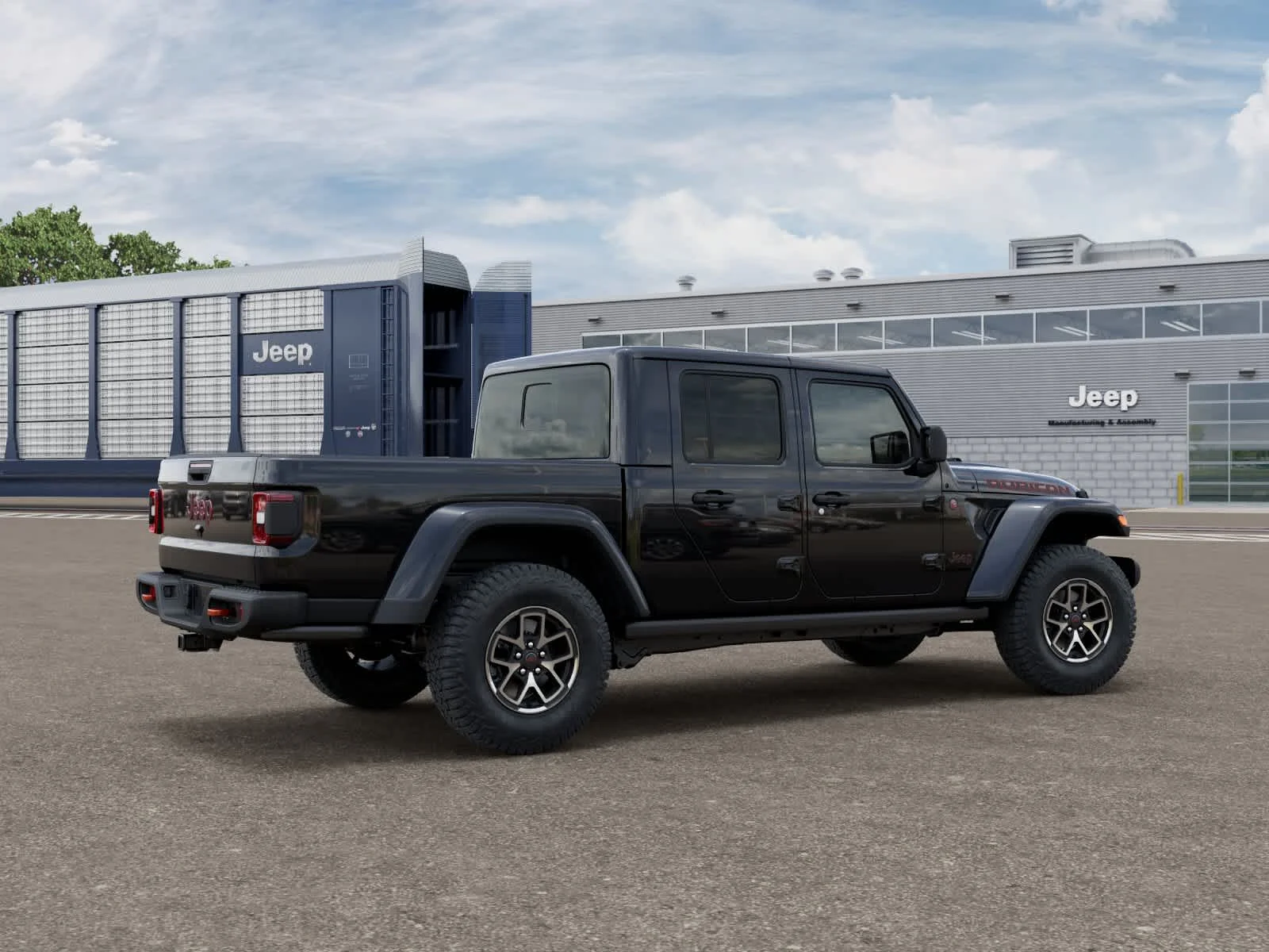 New 2026 Black Clear-Coat Exterior Paint Jeep Rubicon image 4