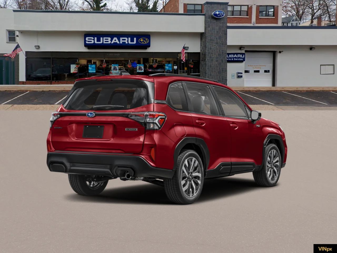 New 2026 CRIMSON RED PEARL Subaru Touring Hybrid image 2
