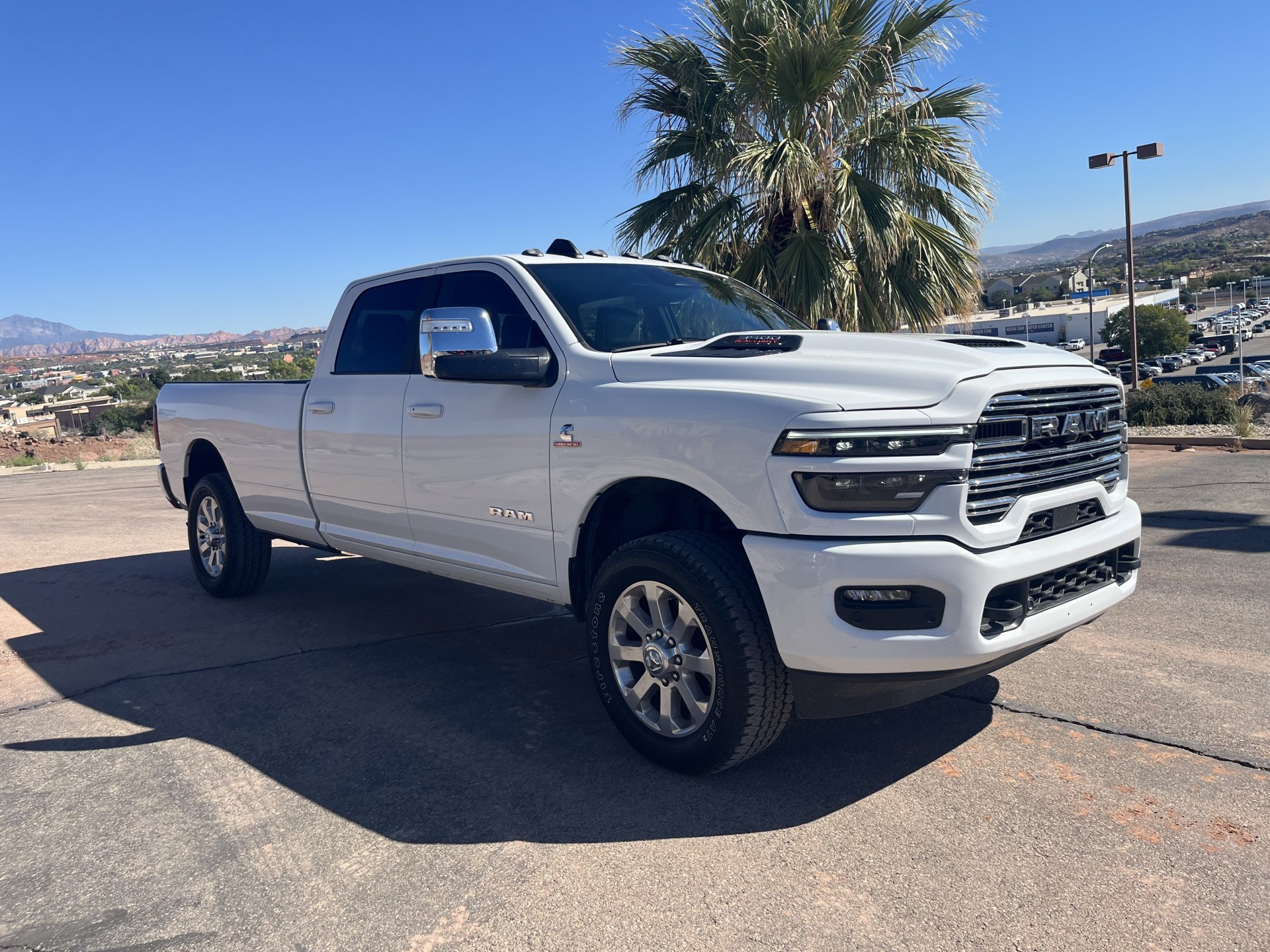 Used 2026 Bright White Clearcoat Ram Laramie image 9