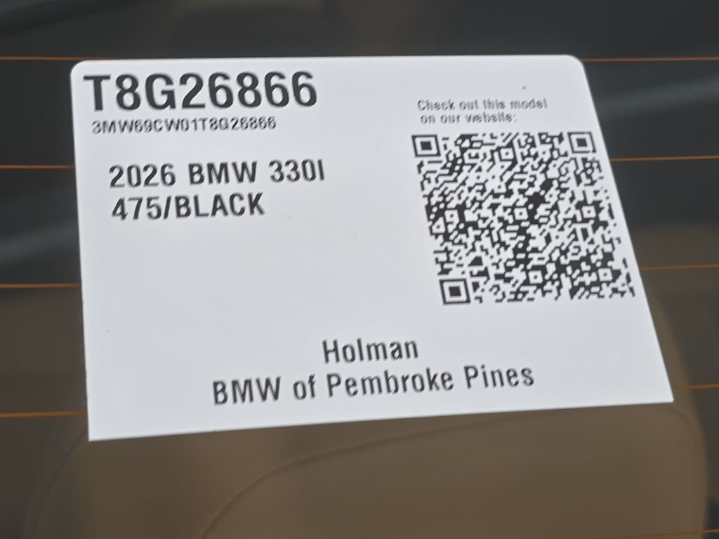 Used 2026 Black Sapphire Metallic BMW 330i image 26