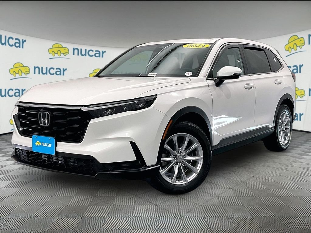 Used 2024 Platinum White Honda EX image 3