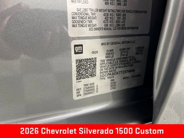 2026 Chevrolet Silverado 1500 Custom - Photo 25