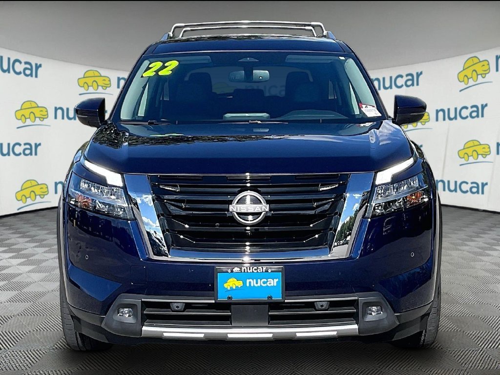 Used 2022 Deep Ocean Blue Pearl Nissan SL image 2